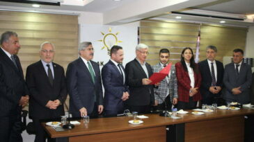 Devir teslim töreninde Alkaya, görevi devraldı