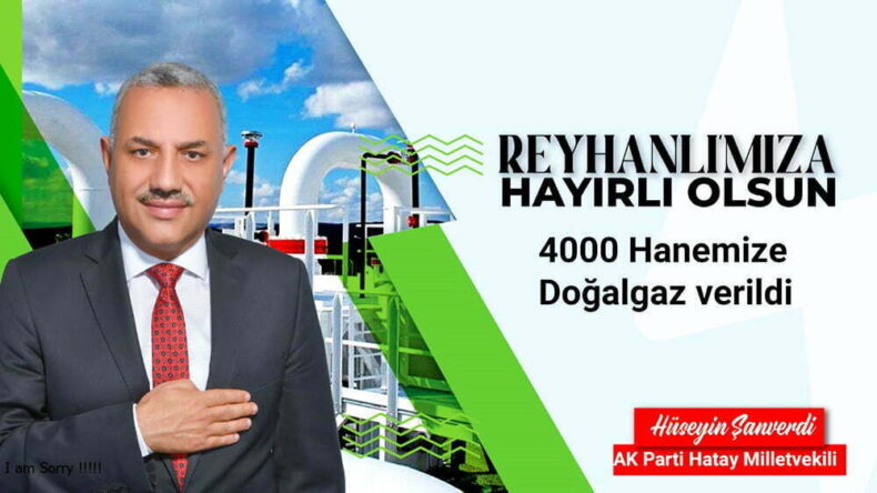 Reyhanlı Doğalgaza Kavuştu