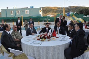 vali protokol yemekte
