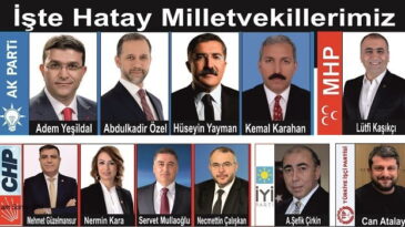 Hatay’da partilerin milletvekili dağılımı belli oldu