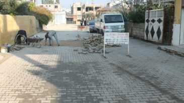 Reyhanlı Belediyesi Yol Ve Parke Taşı Çalışmalarına Tüm Hızıyla Devam Ediyor