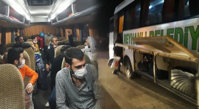 YURTDIŞINDAN GELEN 18 VATANDAŞIMIZ REYHANLI’YA ULAŞTI