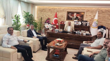 Kaymakam Öztürk’ten Başkan Zaroğlu’na İade-i Ziyaret