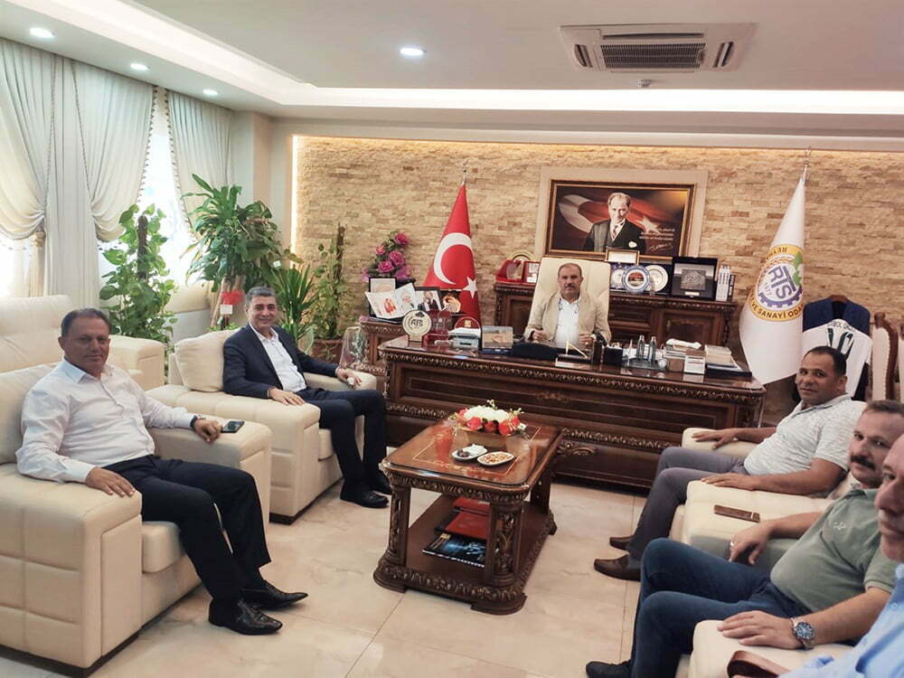 Kaymakam Öztürk’ten Başkan Zaroğlu’na İade-i Ziyaret